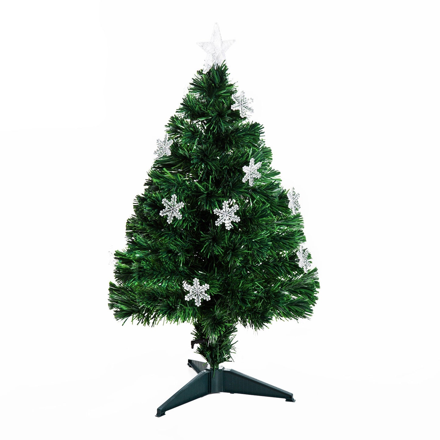 Artificial Christmas tree, 90 tips, 45x90cm, PVC green