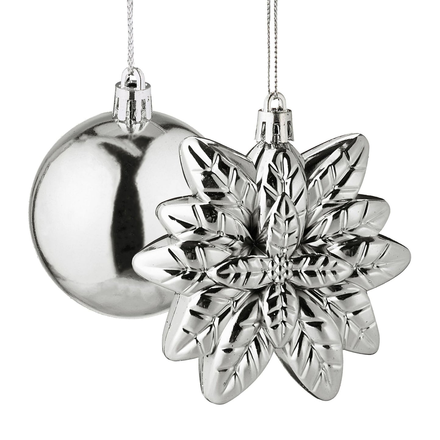 Christmas tree balls in a pack of 100