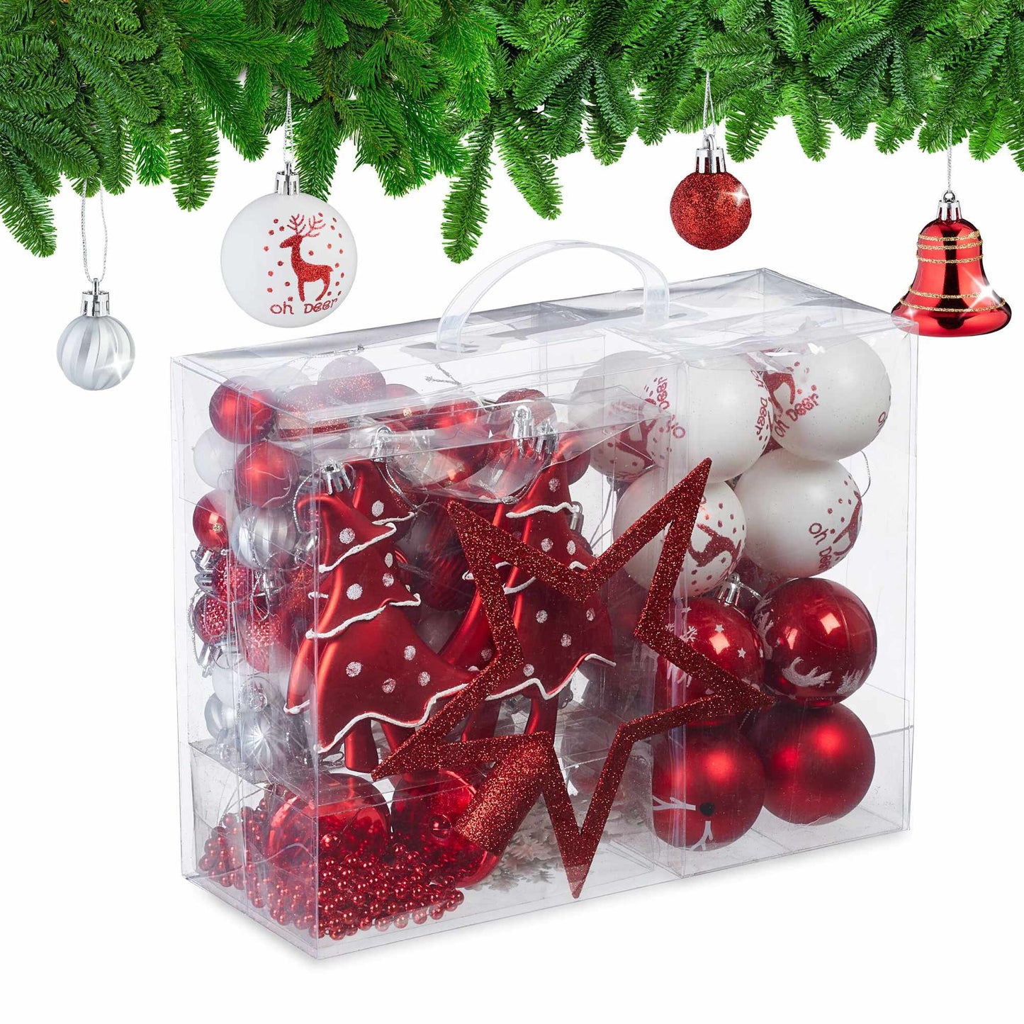 Christmas tree balls in a set of 103 pcs