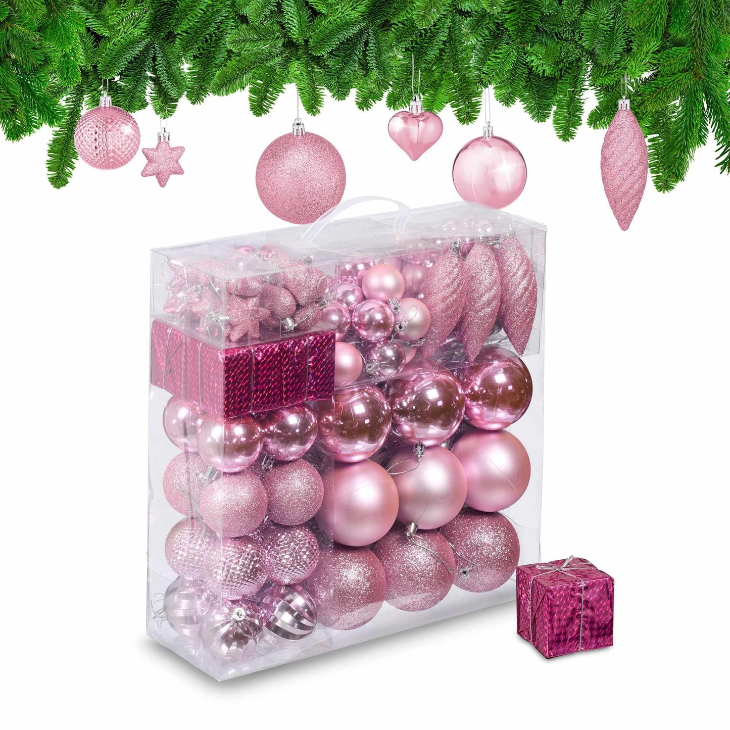 Christmas tree balls in a set of 110 pcs