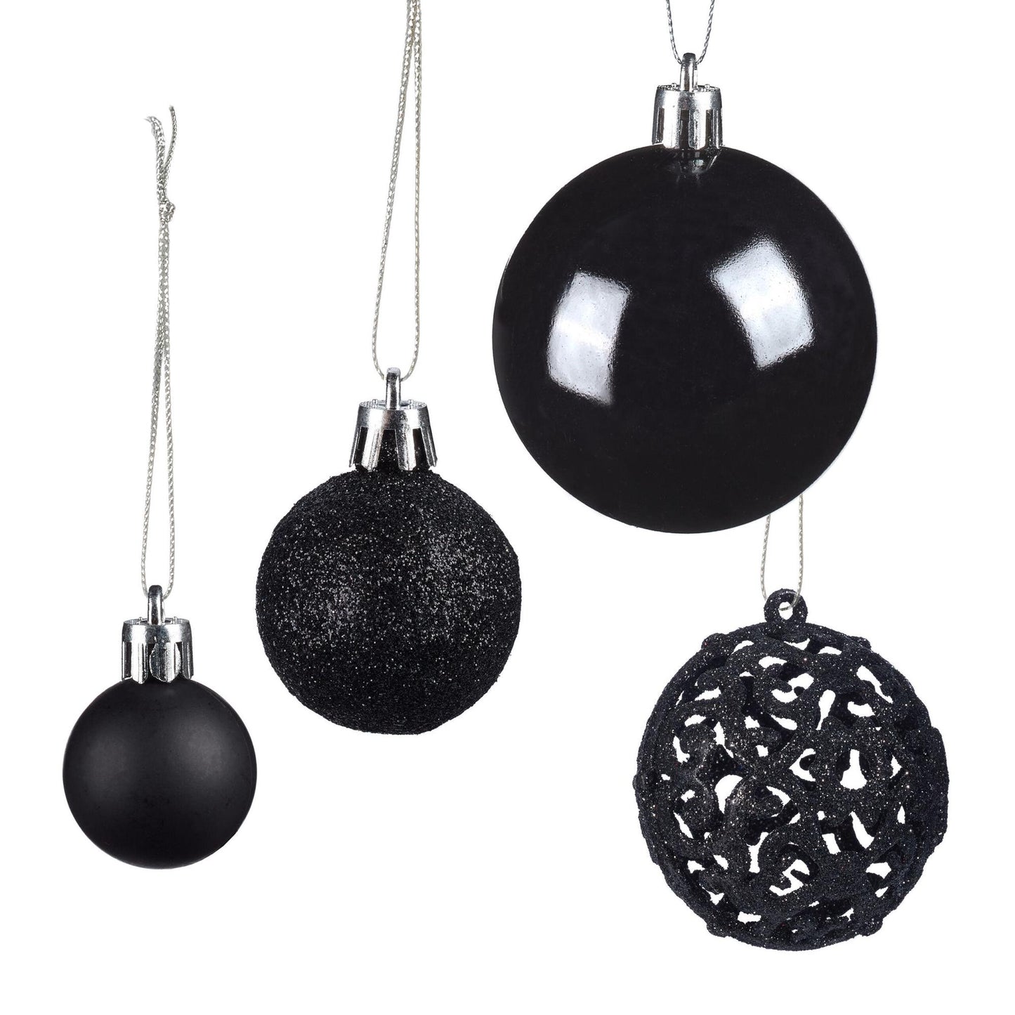 Christmas tree balls in a set of 150