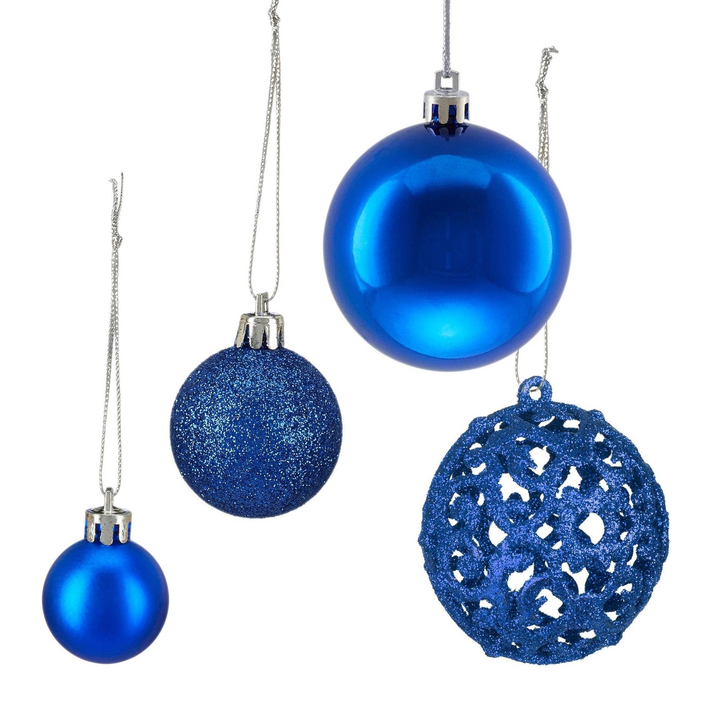 Christmas tree balls in a set of 150