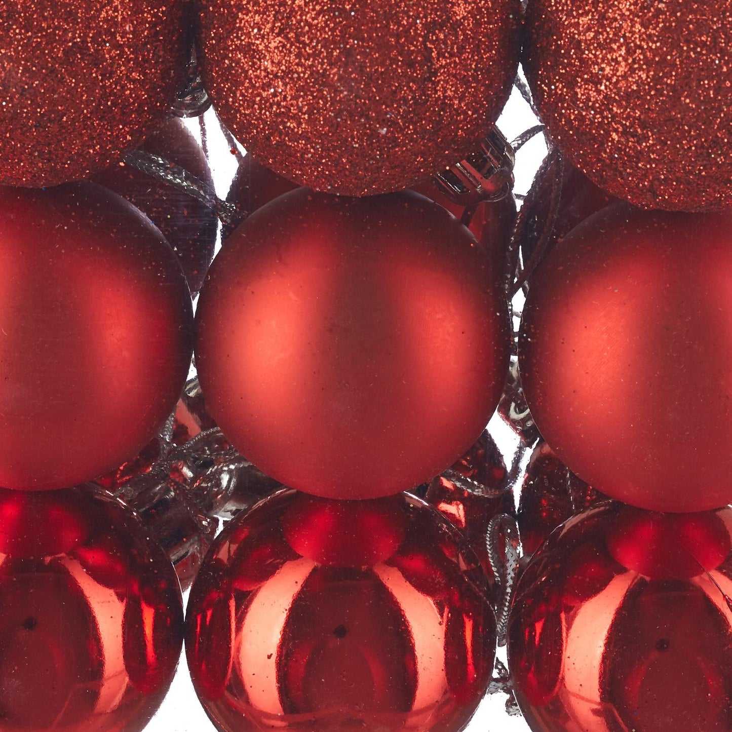 Christmas tree balls in a set of 50