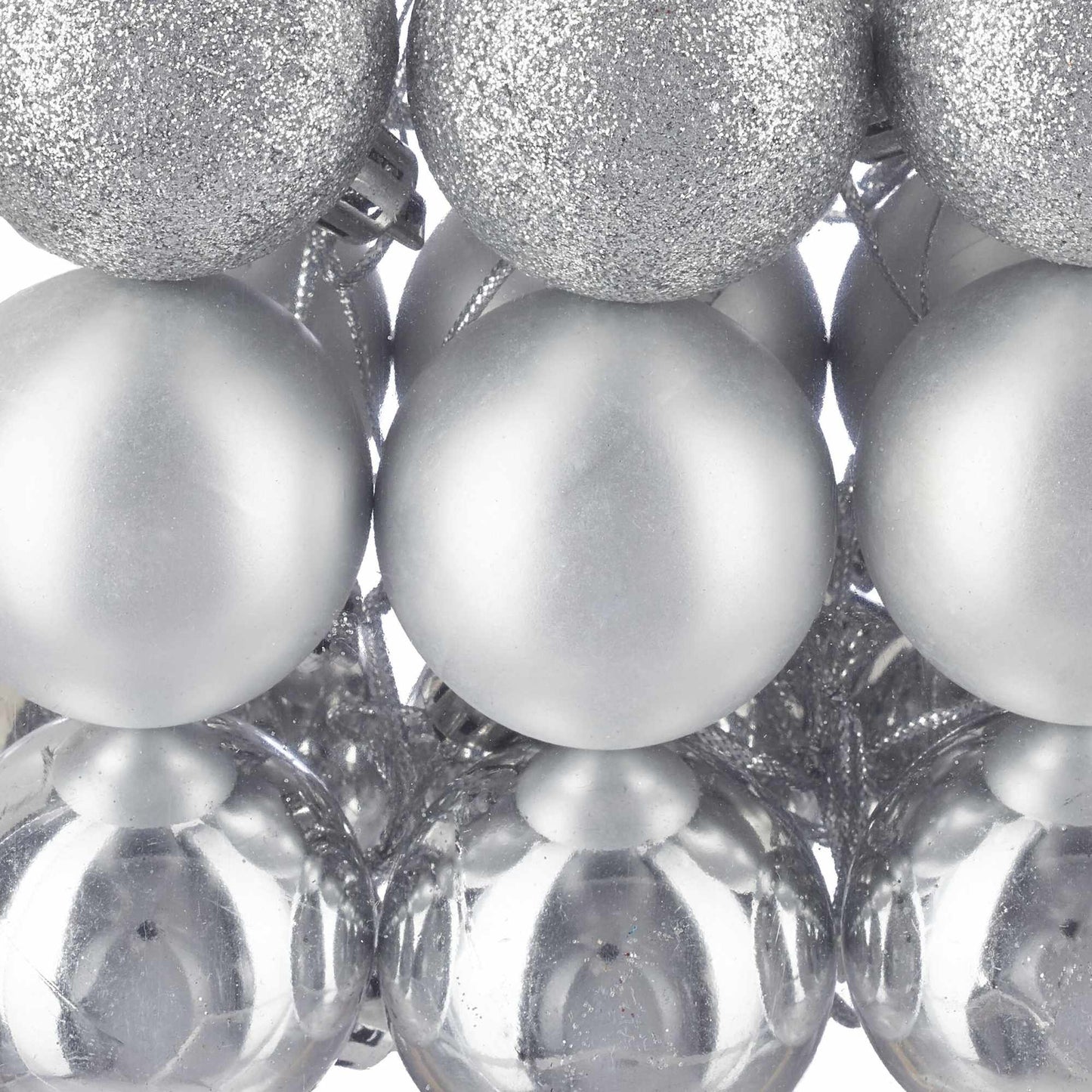 Christmas tree balls in a set of 50