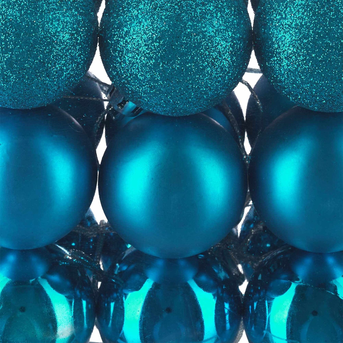 Christmas tree balls in a set of 50