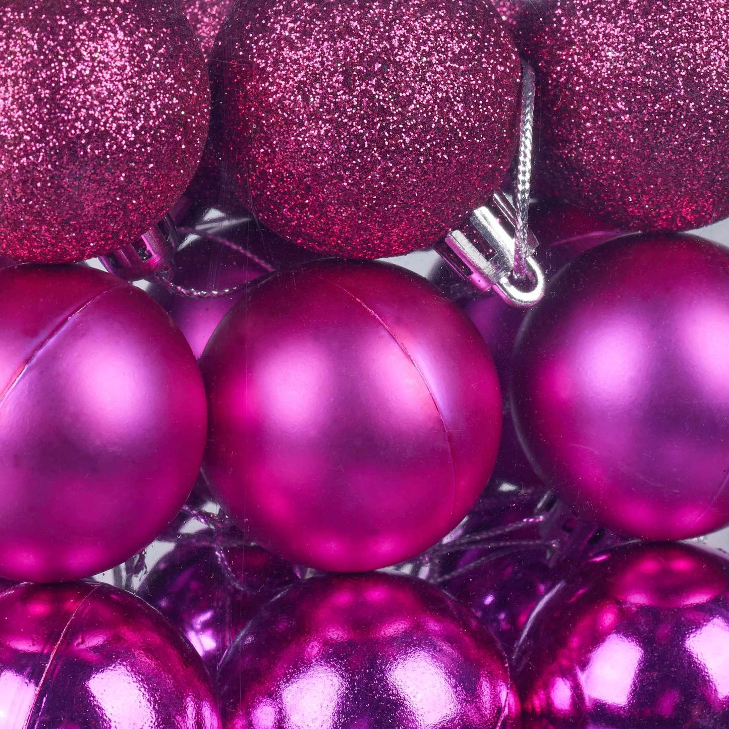 Christmas tree balls in a set of 50