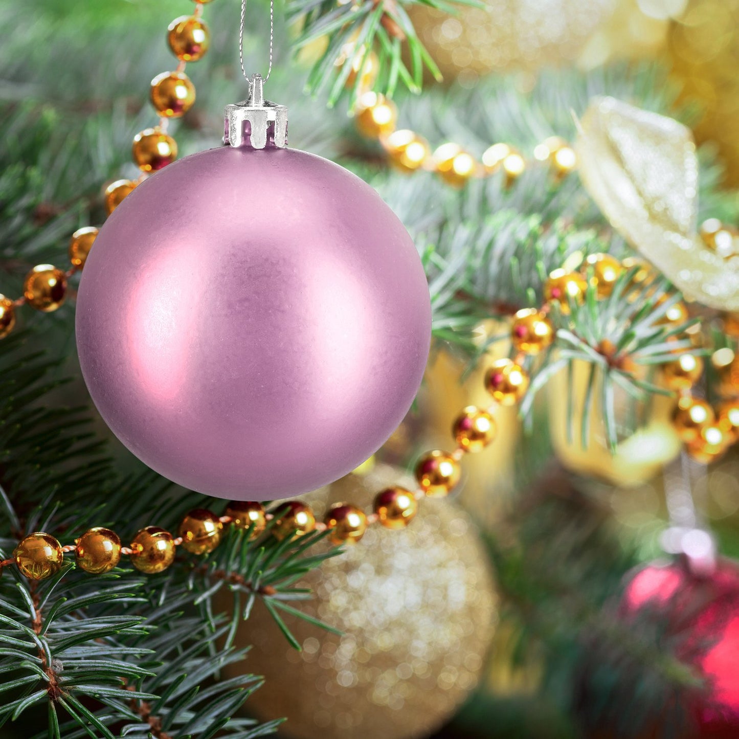 Christmas tree balls in sets of 100
