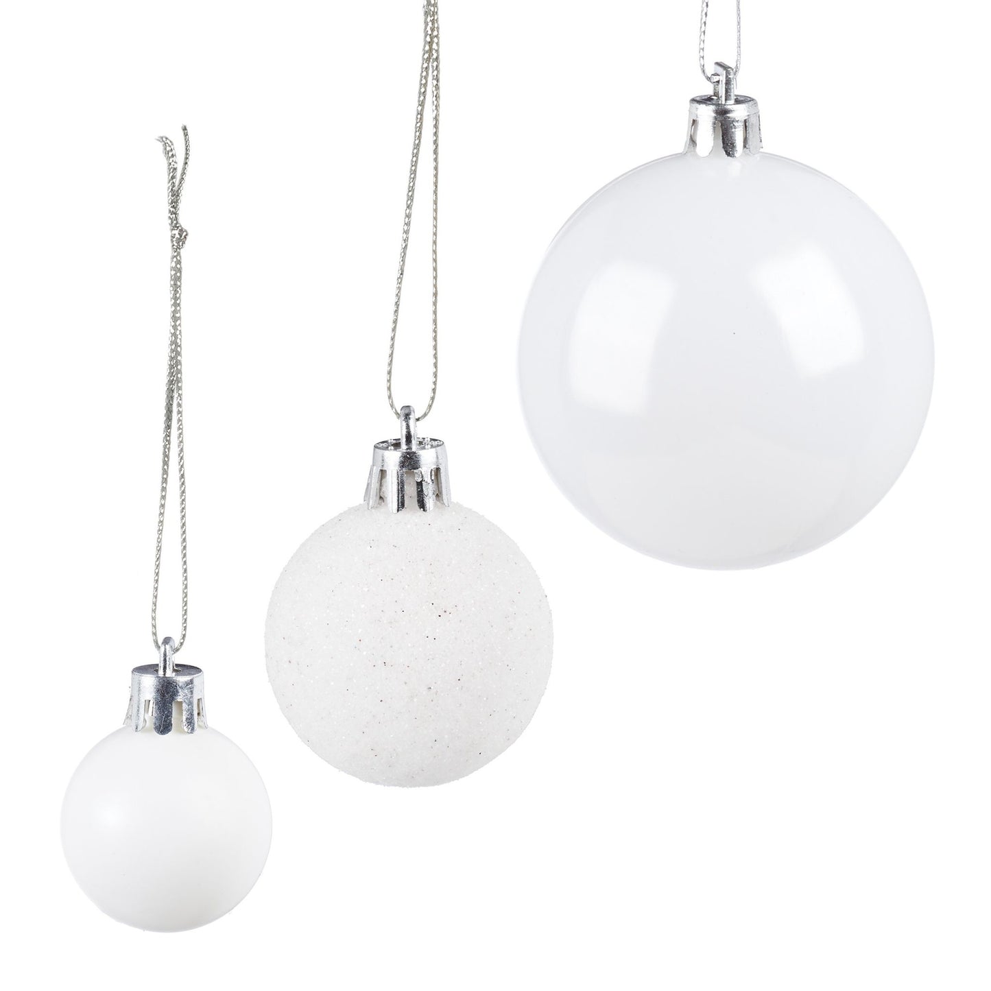 Christmas tree balls in sets of 100