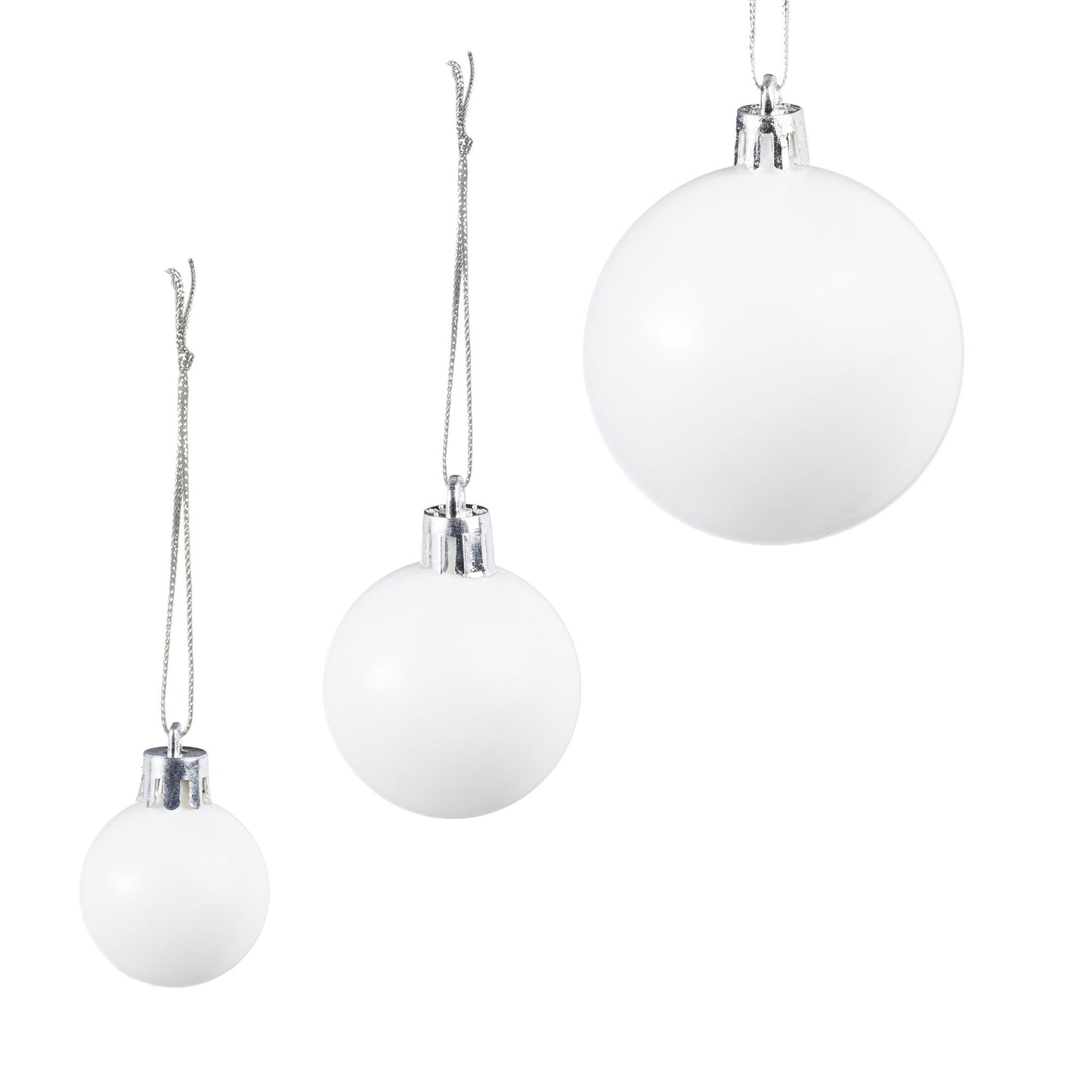 Christmas tree balls in sets of 100