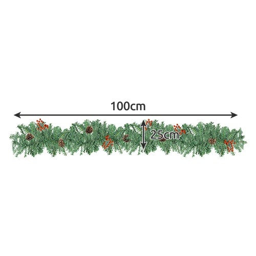 Christmas tree garland 1m Ruhhy 22327