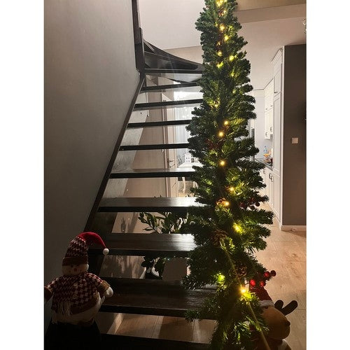 Christmas tree garland 2.7m with Ruhhy 22322 LED lights
