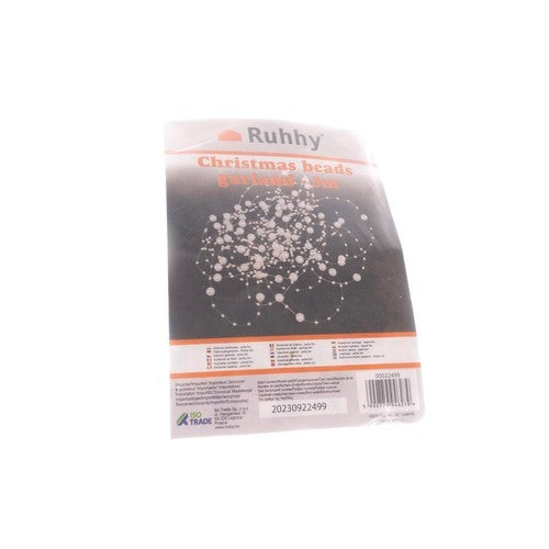 Christmas tree garland - pearls 5m Ruhhy 22499