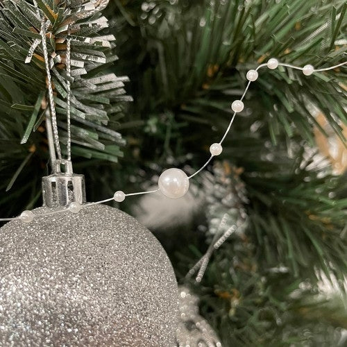 Christmas tree garland - pearls 5m Ruhhy 22499