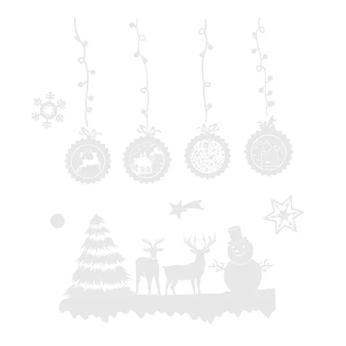 Christmas window stickers Ruhhy 22253