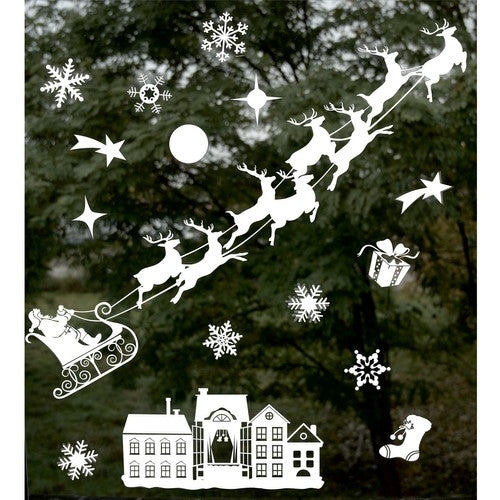 Christmas window stickers Ruhhy 22305