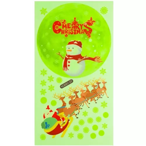 Christmas window stickers - fluorescent 20356