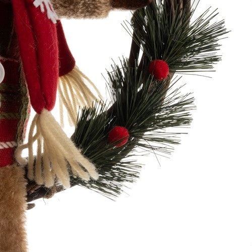 Christmas wreath on the door - reindeer Ruhhy 22316
