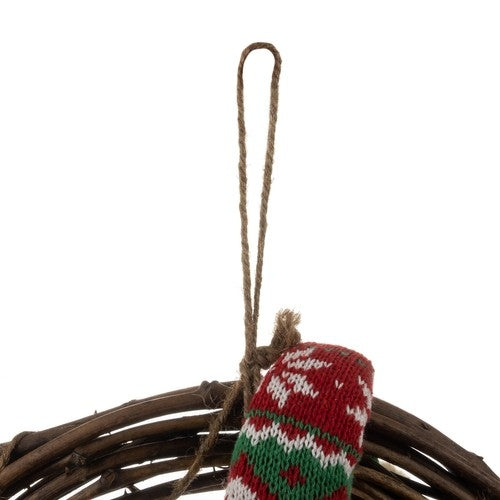 Christmas wreath on the door - reindeer Ruhhy 22316