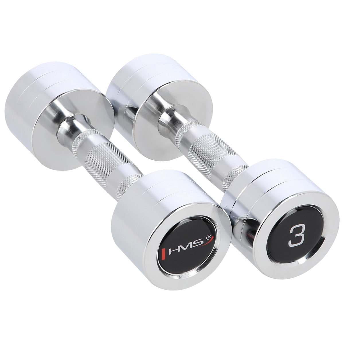 Chrome Dumbbell Set, 2 Pieces