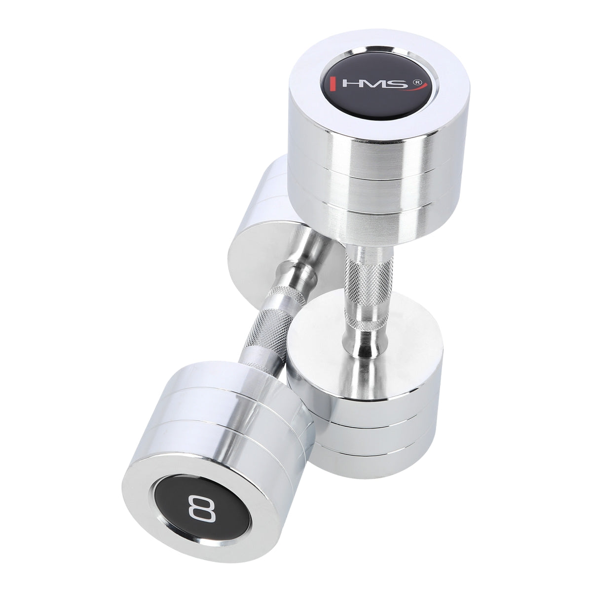 Chrome Dumbbell Set, 2 Pieces
