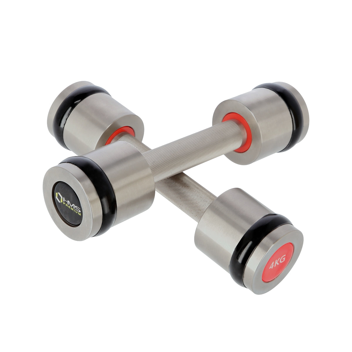 Chromed Dumbbell Set, 2 x 4 kg, Premium Quality