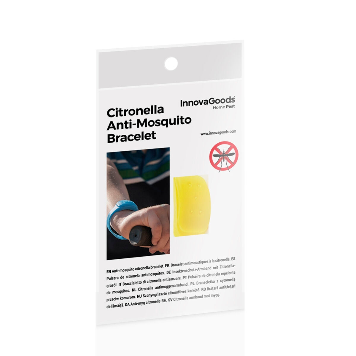 Citronella Anti-mosquito Bracelet InnovaGoods Antimosquitos - Blue