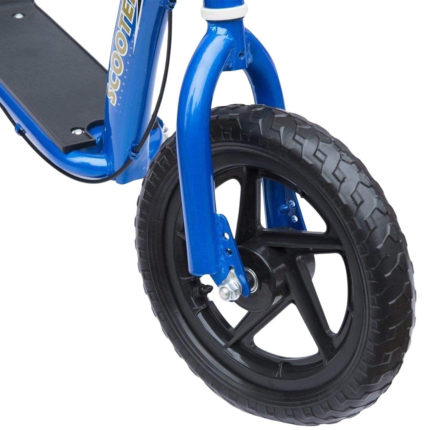 City scooter for children - 12"", rear brake, blue