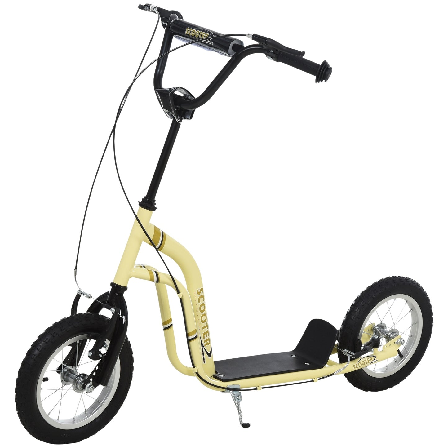City scooter for children, 5+ years, 12-inch pneumatic tires
