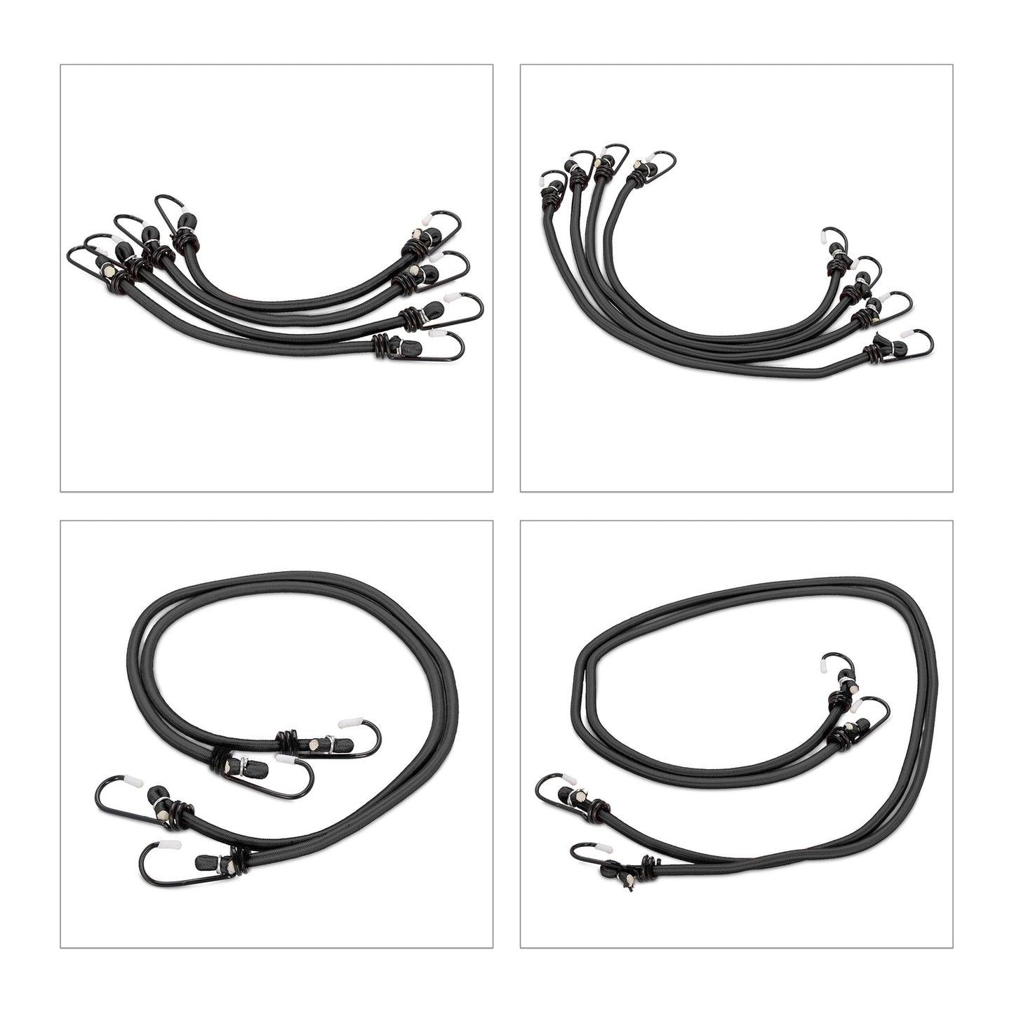 Clamp rubber 12-piece set 4 sizes