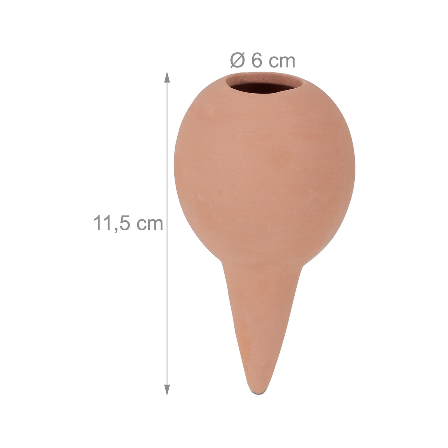 Clay cone for irrigation in a set of 4