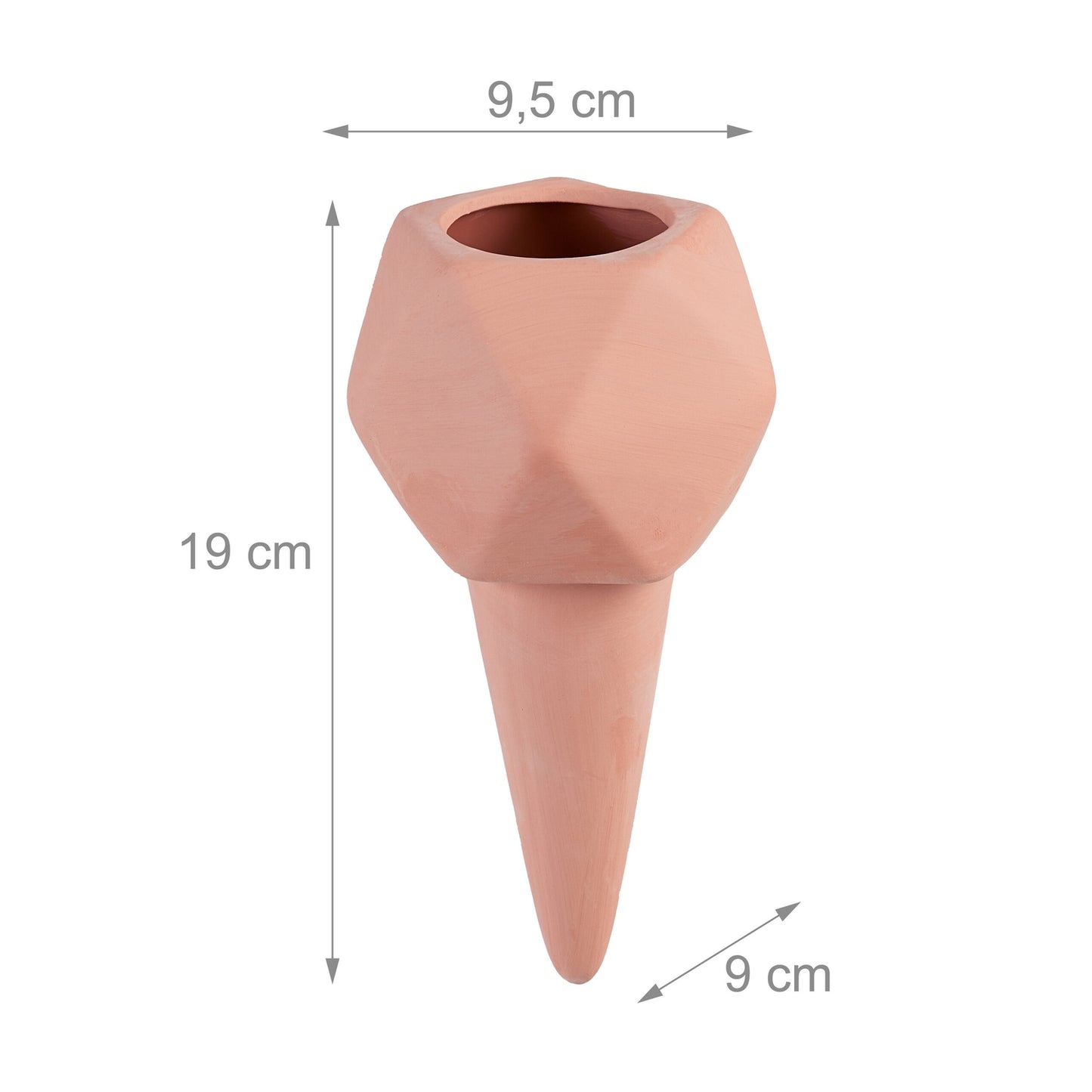 Clay cone for irrigation set of 4