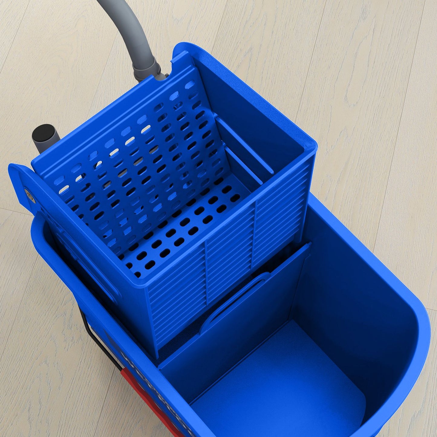 Cleaning trolley 20L with spinner and water separator