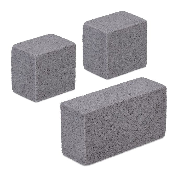 Cleaning stone for grill, set of 3