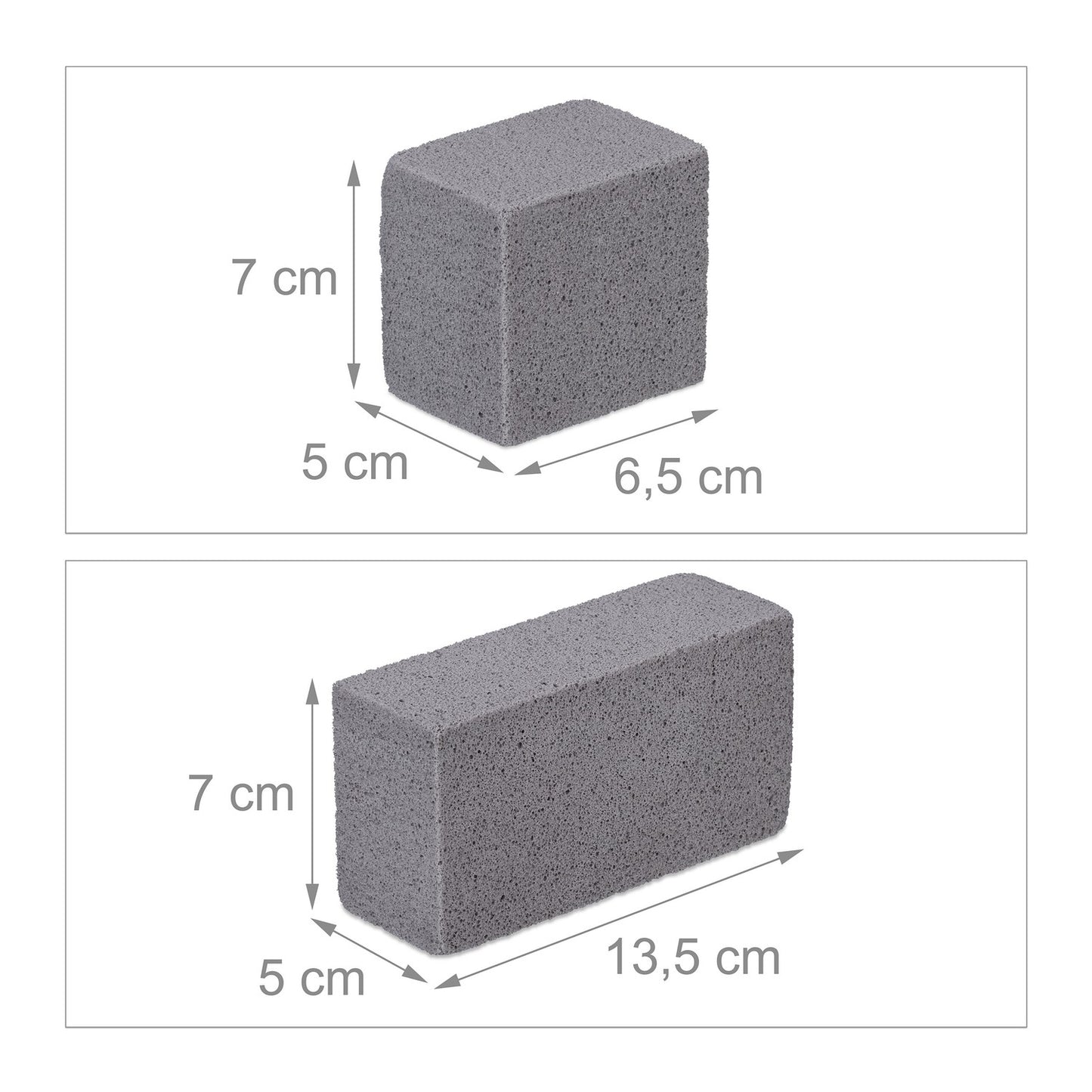 Cleaning stone for grill, set of 3