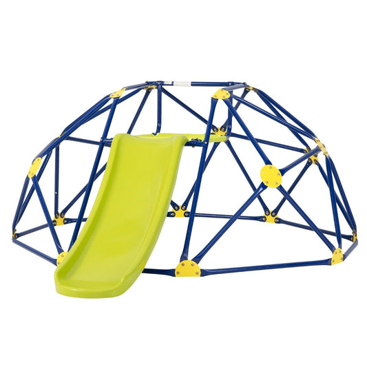 Climbing dome & slide Climbing frame in dome shape 241.5 x 183 x 91.5 cm Gleb