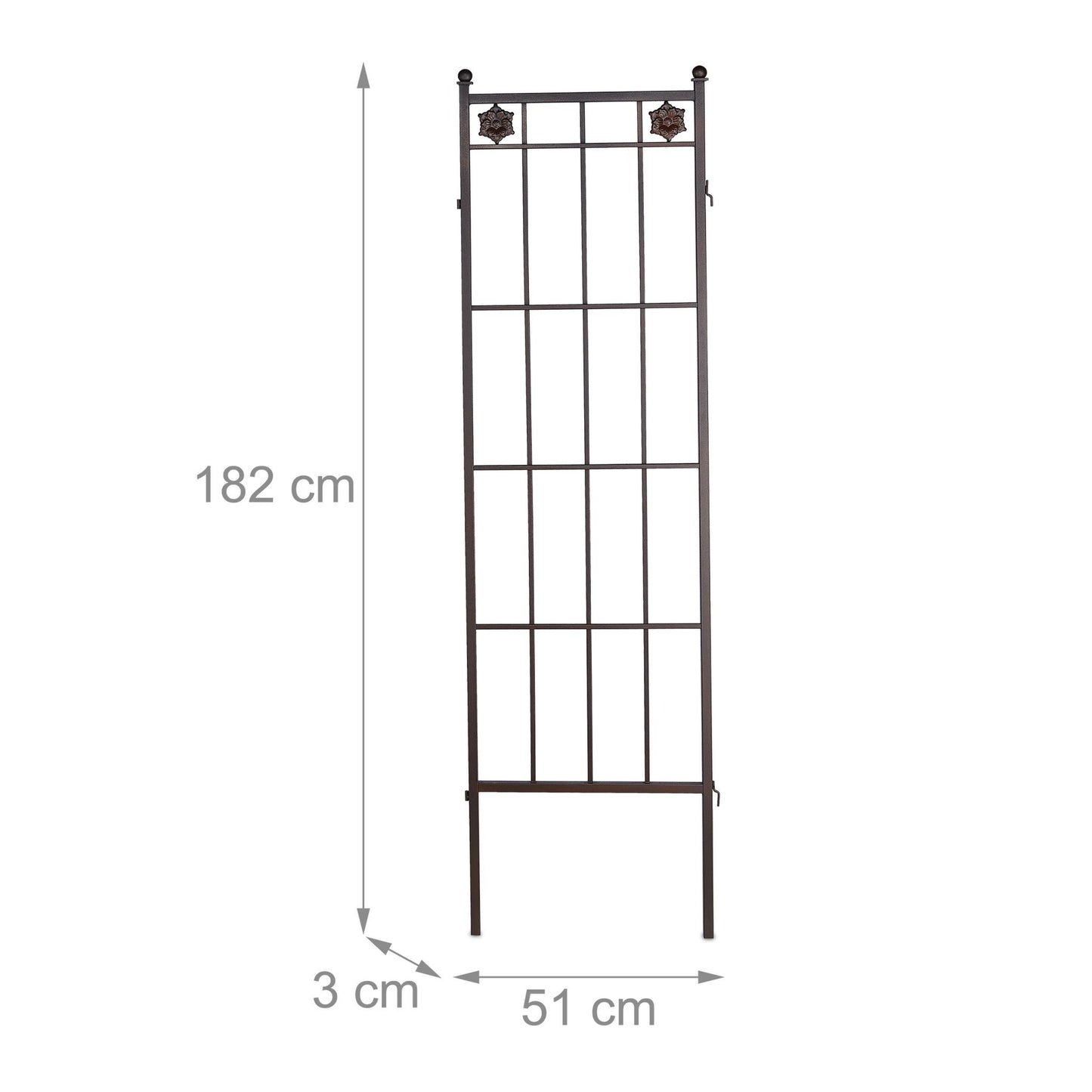 Climbing support metal set of 2