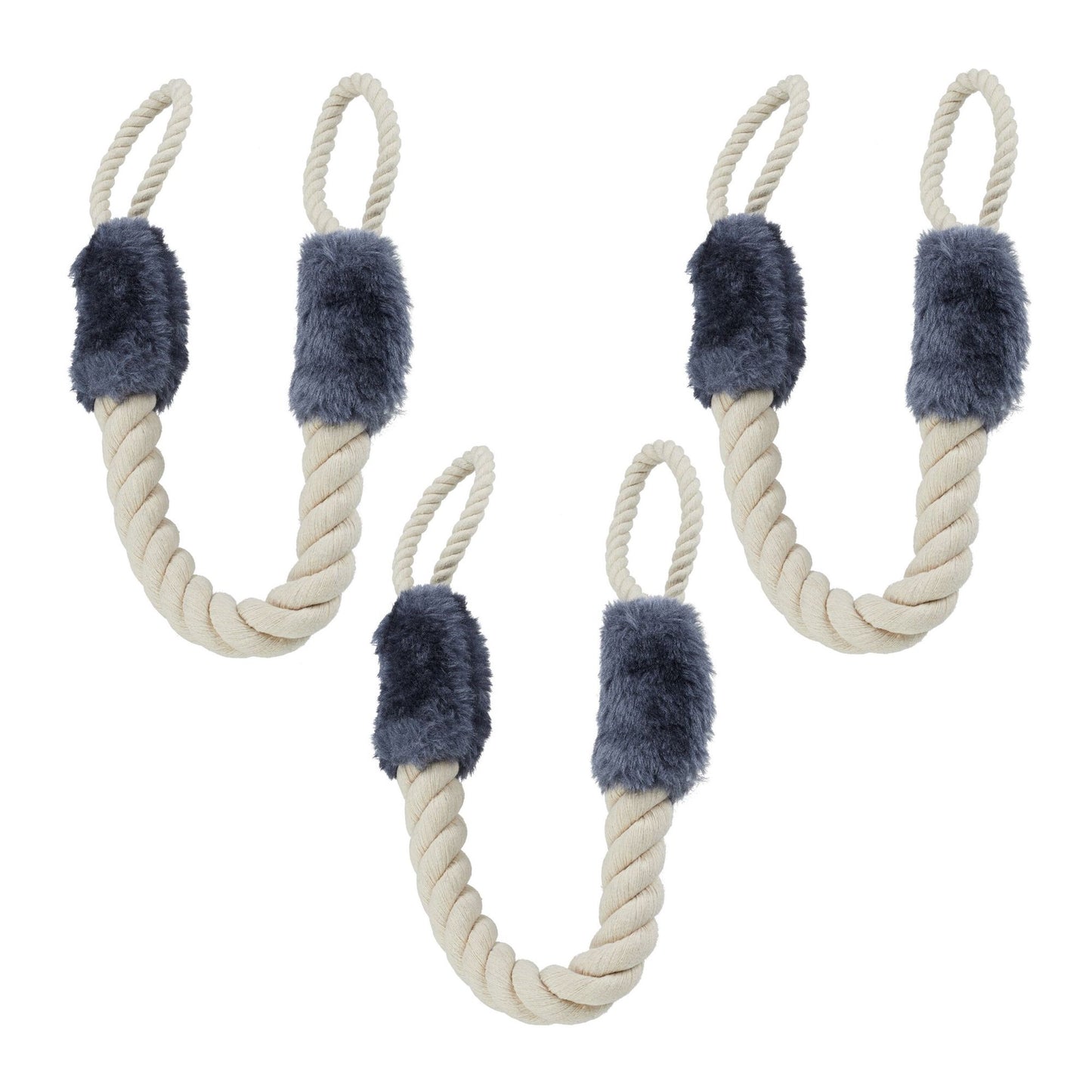 Clip for protection of door cord set of 3 gray