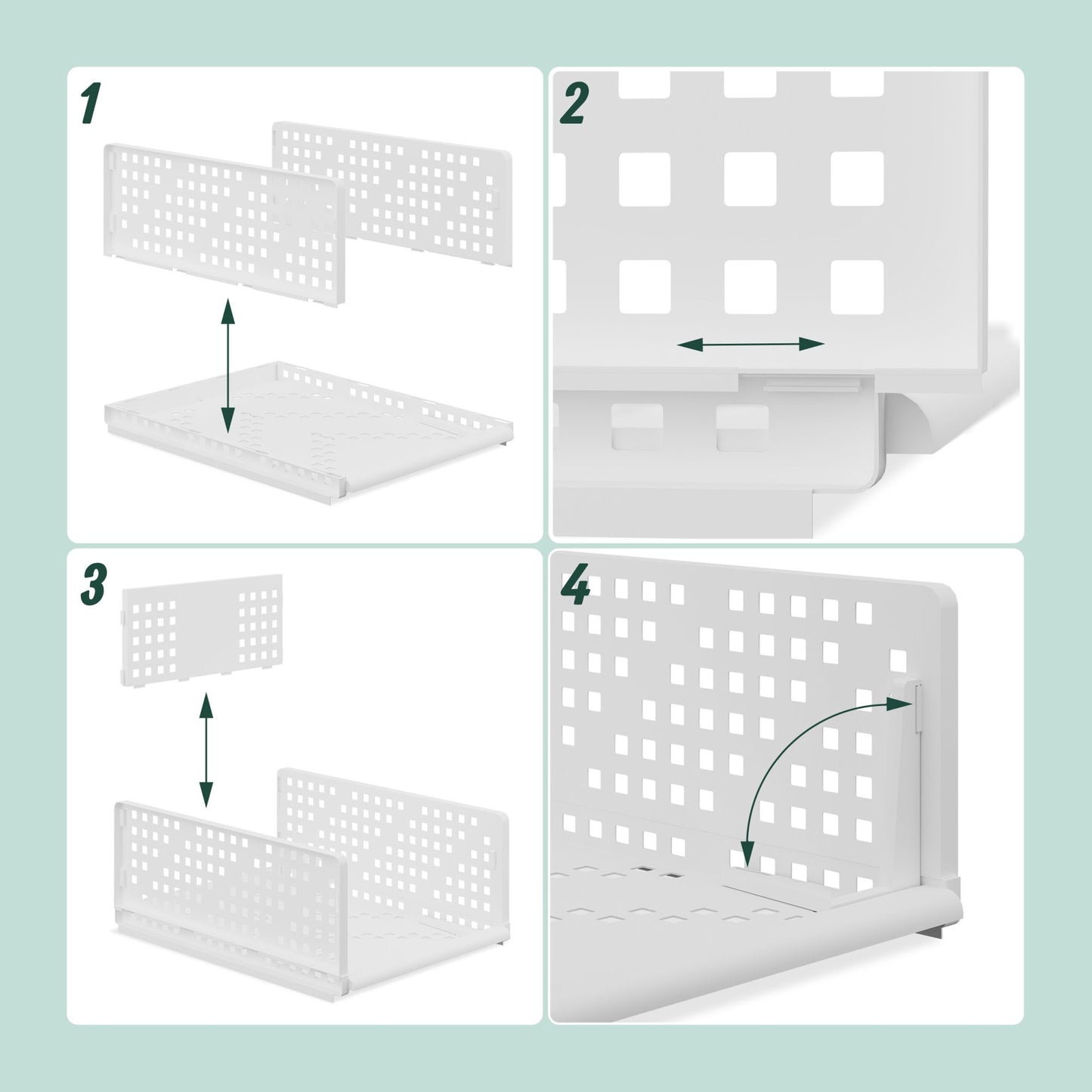 Closet organizer 3-pack