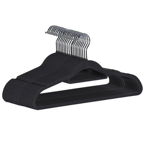 Clothes hanger 20 pieces - black Ruhhy 22536
