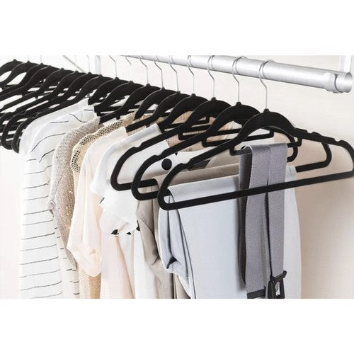 Clothes hanger 20 pieces - black Ruhhy 22536