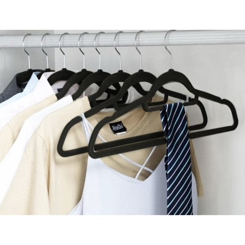Clothes hanger 20 pieces - black Ruhhy 22536