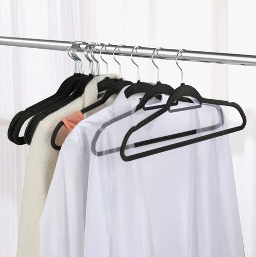 Clothes hanger 20 pieces - black Ruhhy 22536