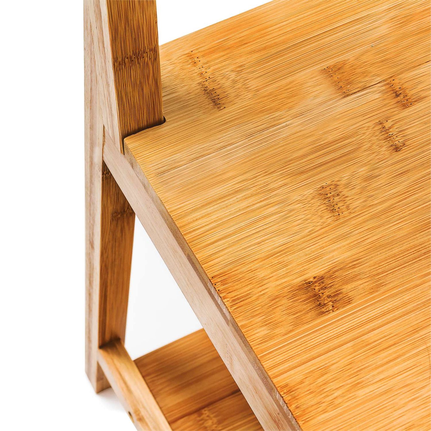 Clothes hanger chair bamboo