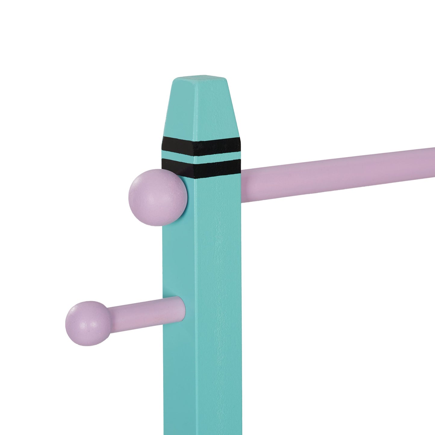 Clothes hanger for children with shelves