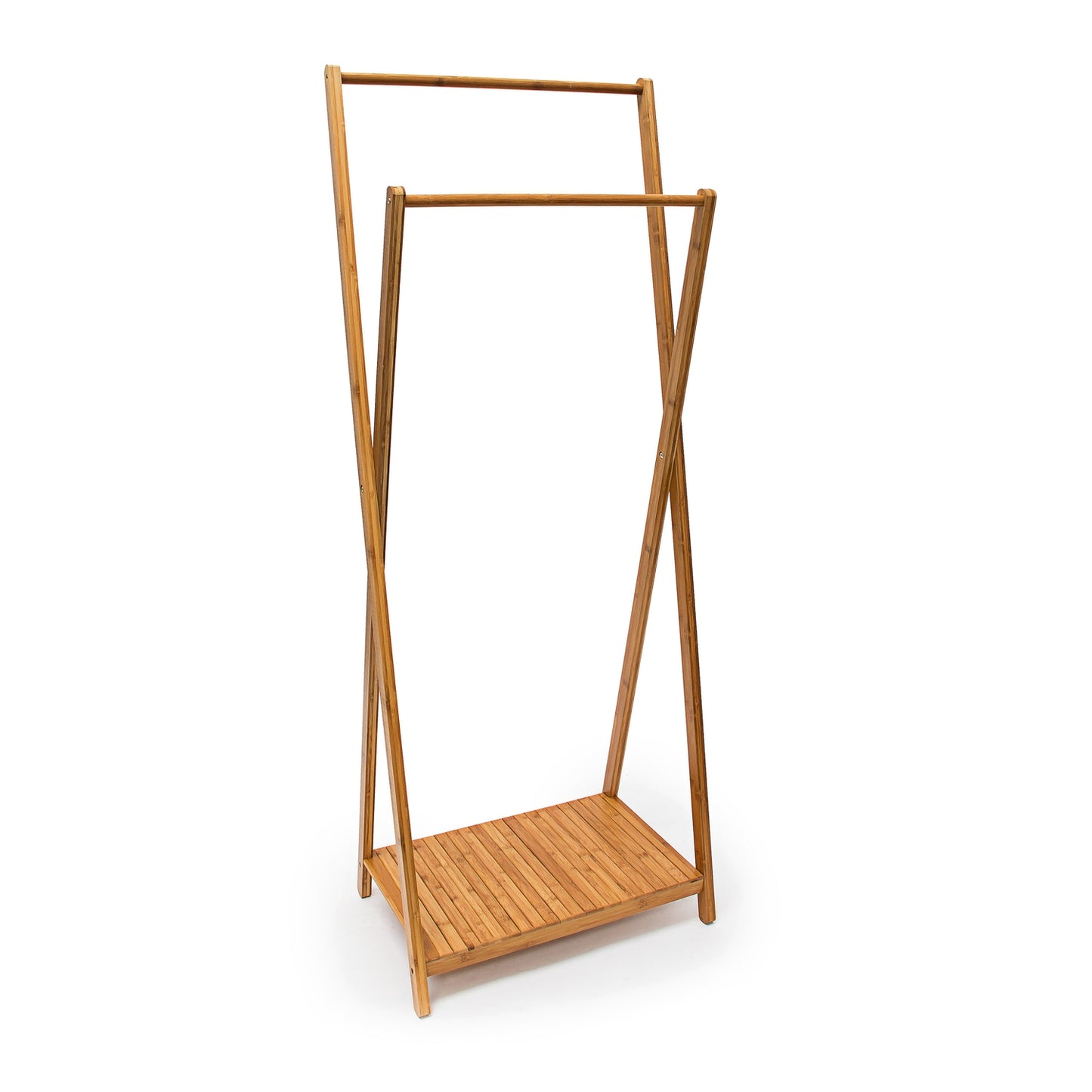 Clothes hanger in bamboo