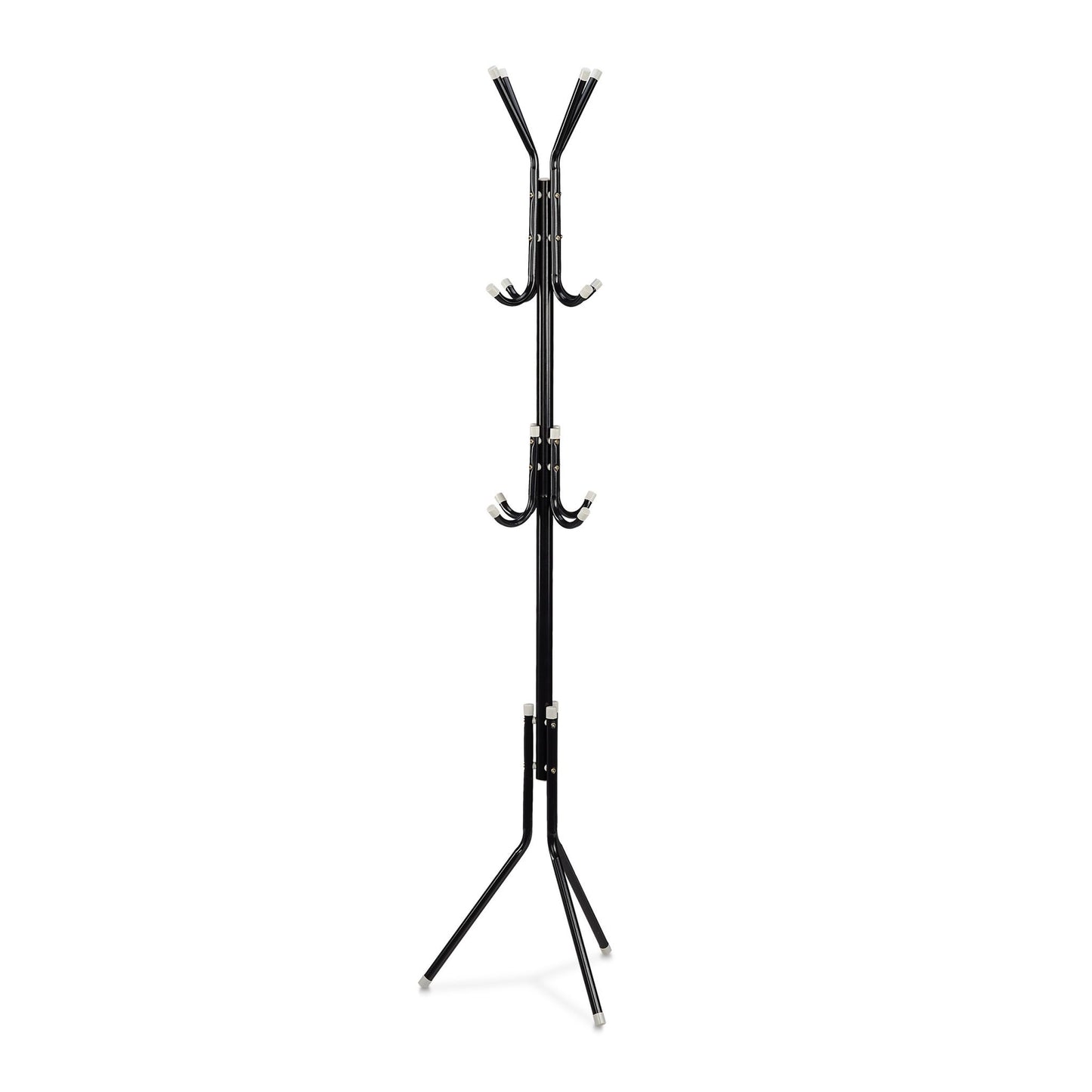 Clothes hanger in black metal