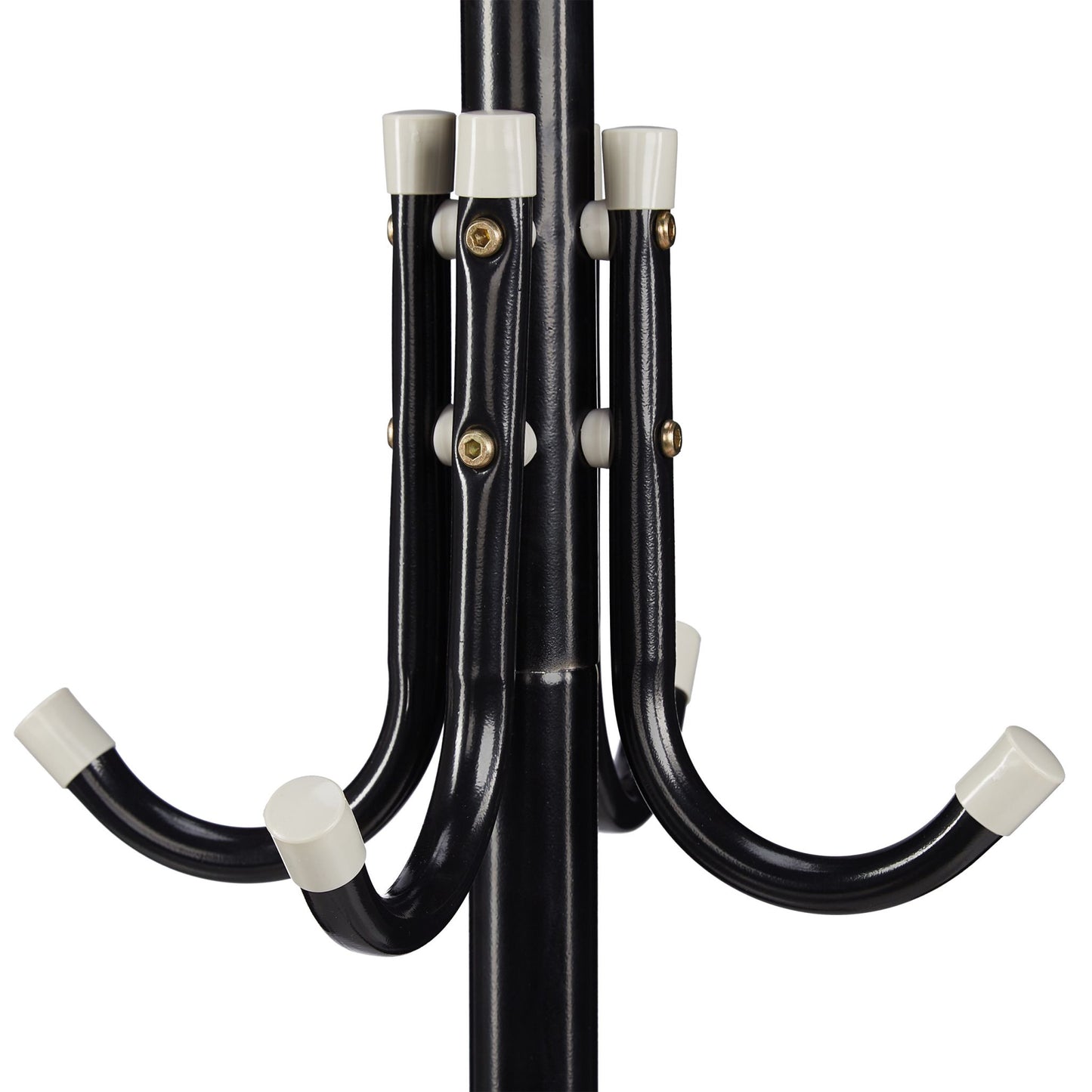Clothes hanger in black metal