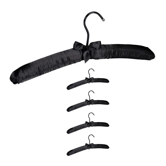 Clothes hanger in satin