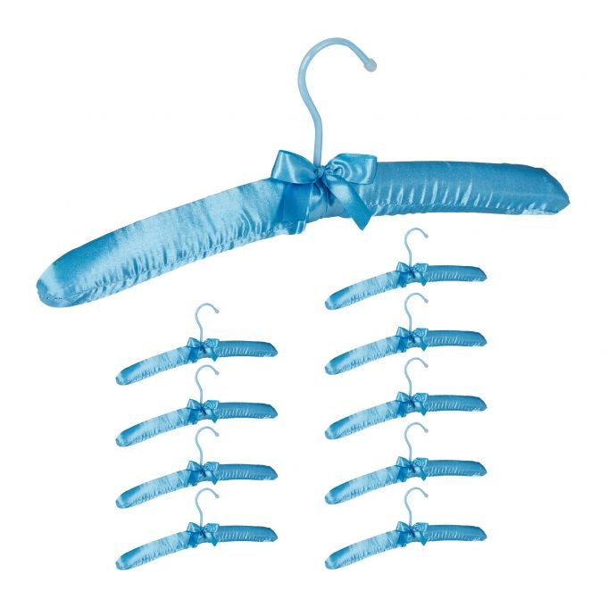 Clothes hanger in satin