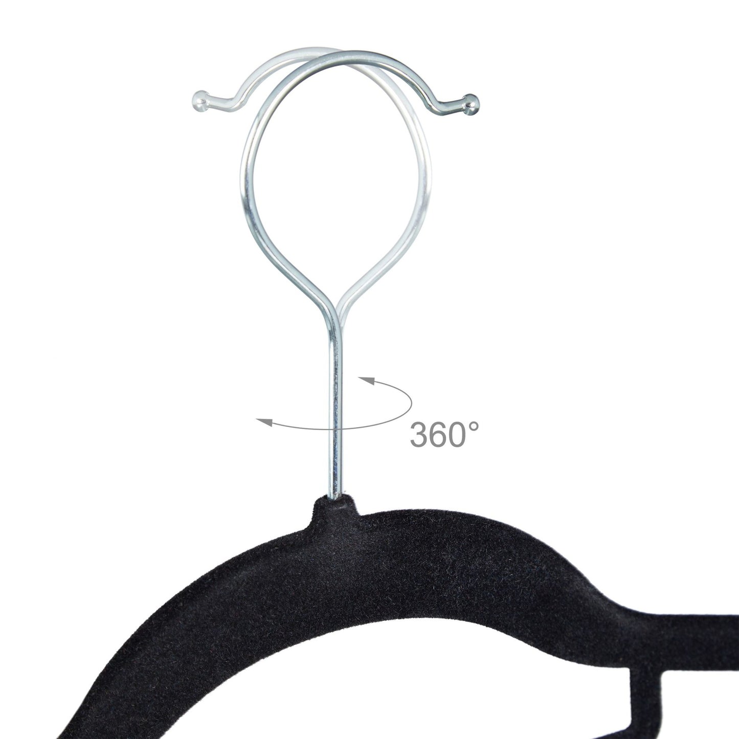 Clothes hanger narrow set of 20 velvet
